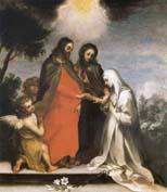 Francesco Vanni The marriage mistico of Holy Catalina of Sienna